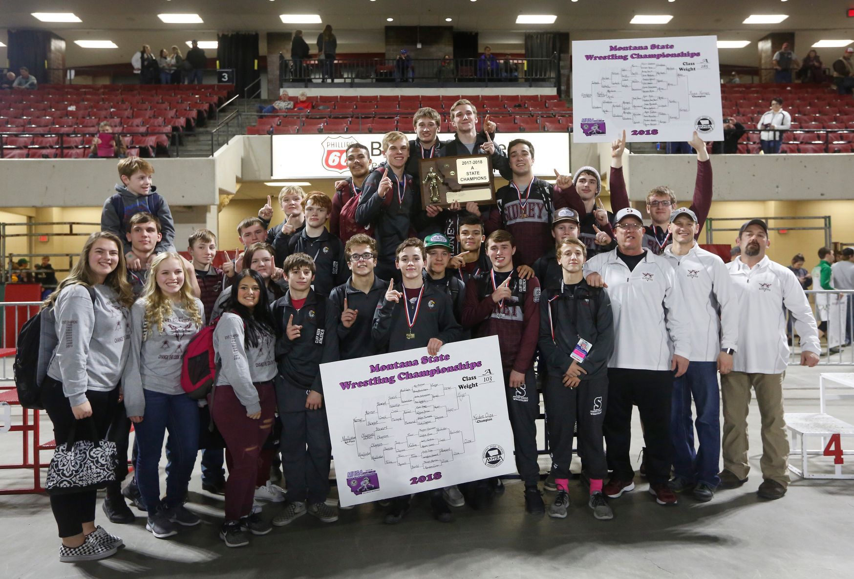 Sidney wrestling